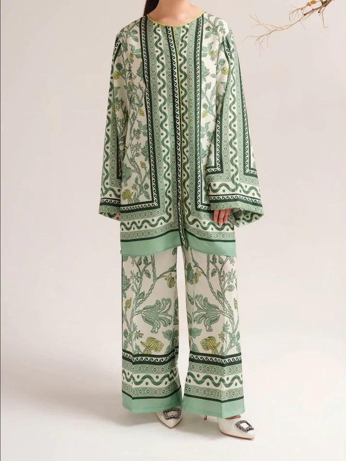 Digital Printed 3pc Swiss Lawn MY - 712