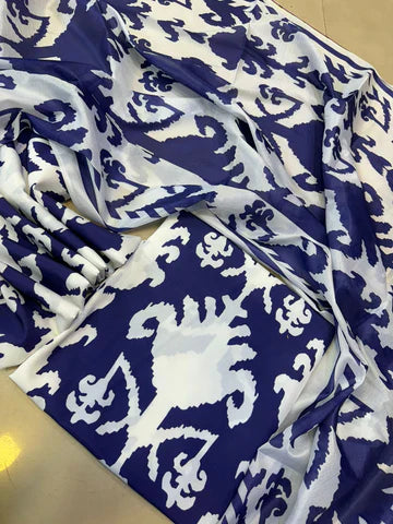 Digital Printed 3pc Swiss Lawn MY - 734