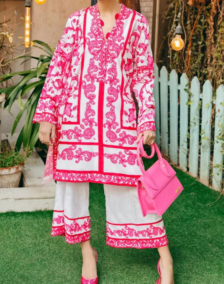 Digital Printed 3pc Swiss Lawn MY - 726
