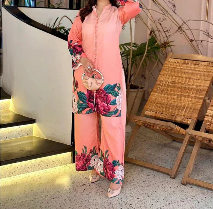 Digital Printed 3pc Swiss Lawn MY - 738