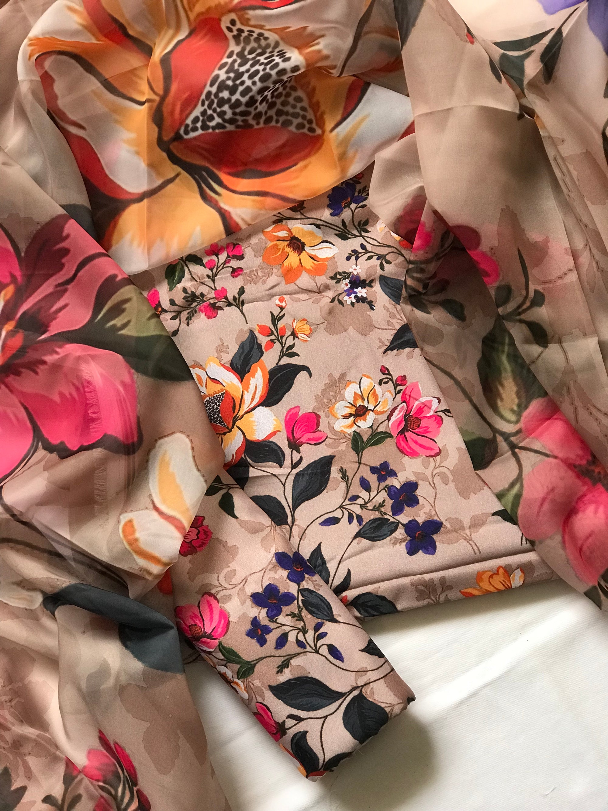 Digital Printed 3pc Swiss Lawn MY - 771