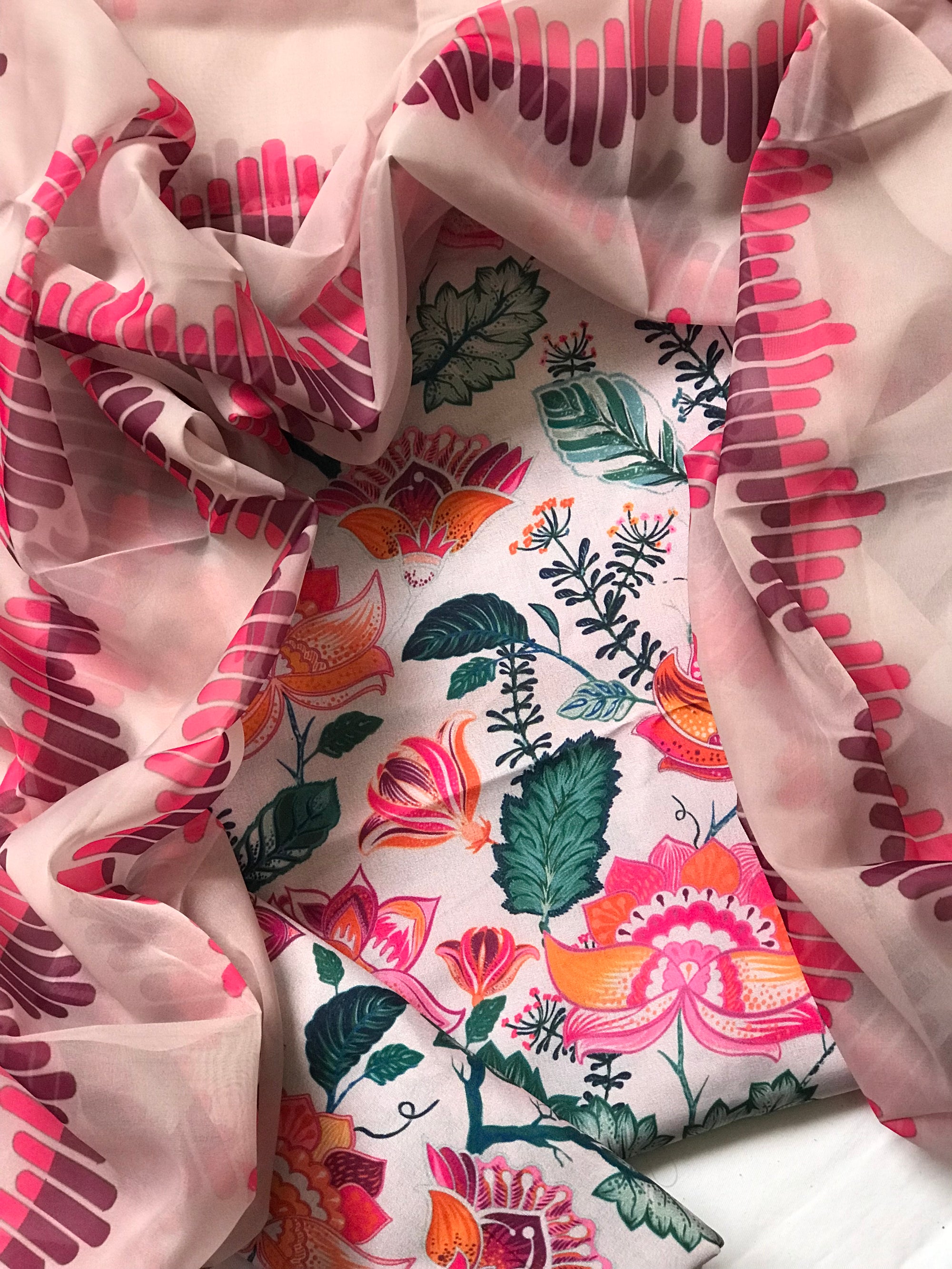 Digital Printed 3pc Swiss Lawn MY - 774