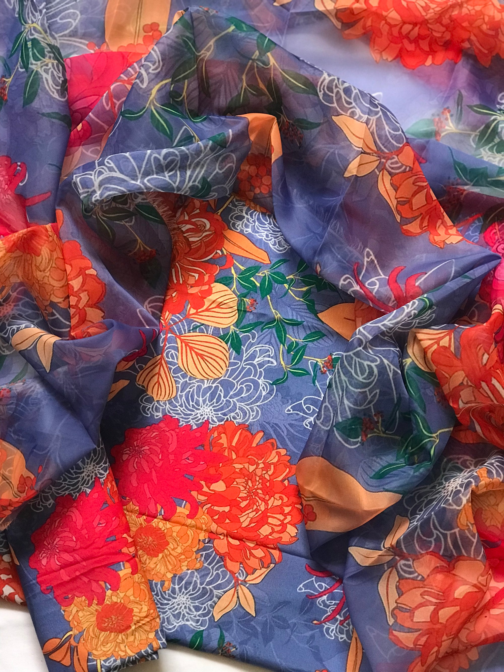 Digital Printed 3pc Swiss Lawn MY - 773