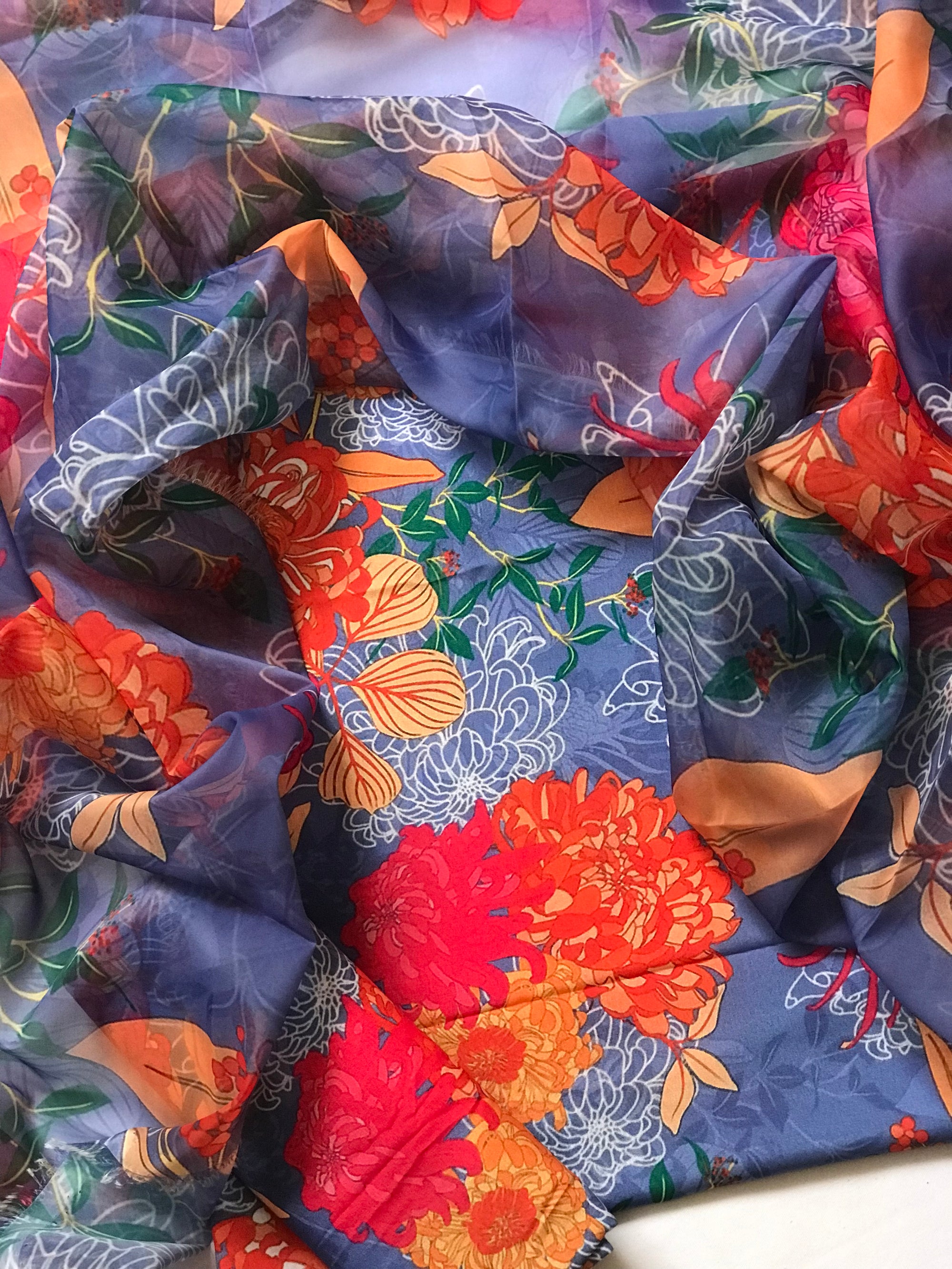 Digital Printed 3pc Swiss Lawn MY - 773