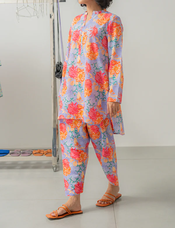 Digital Printed 3pc Swiss Lawn MY - 773