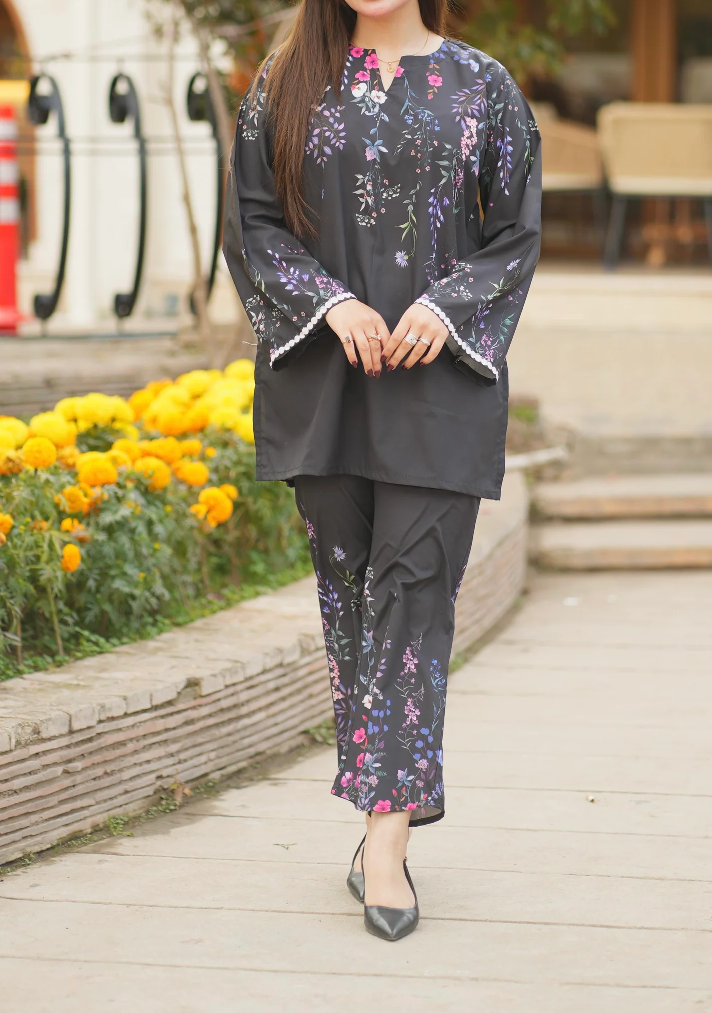 Digital Printed 3pc Swiss Lawn MY - 762